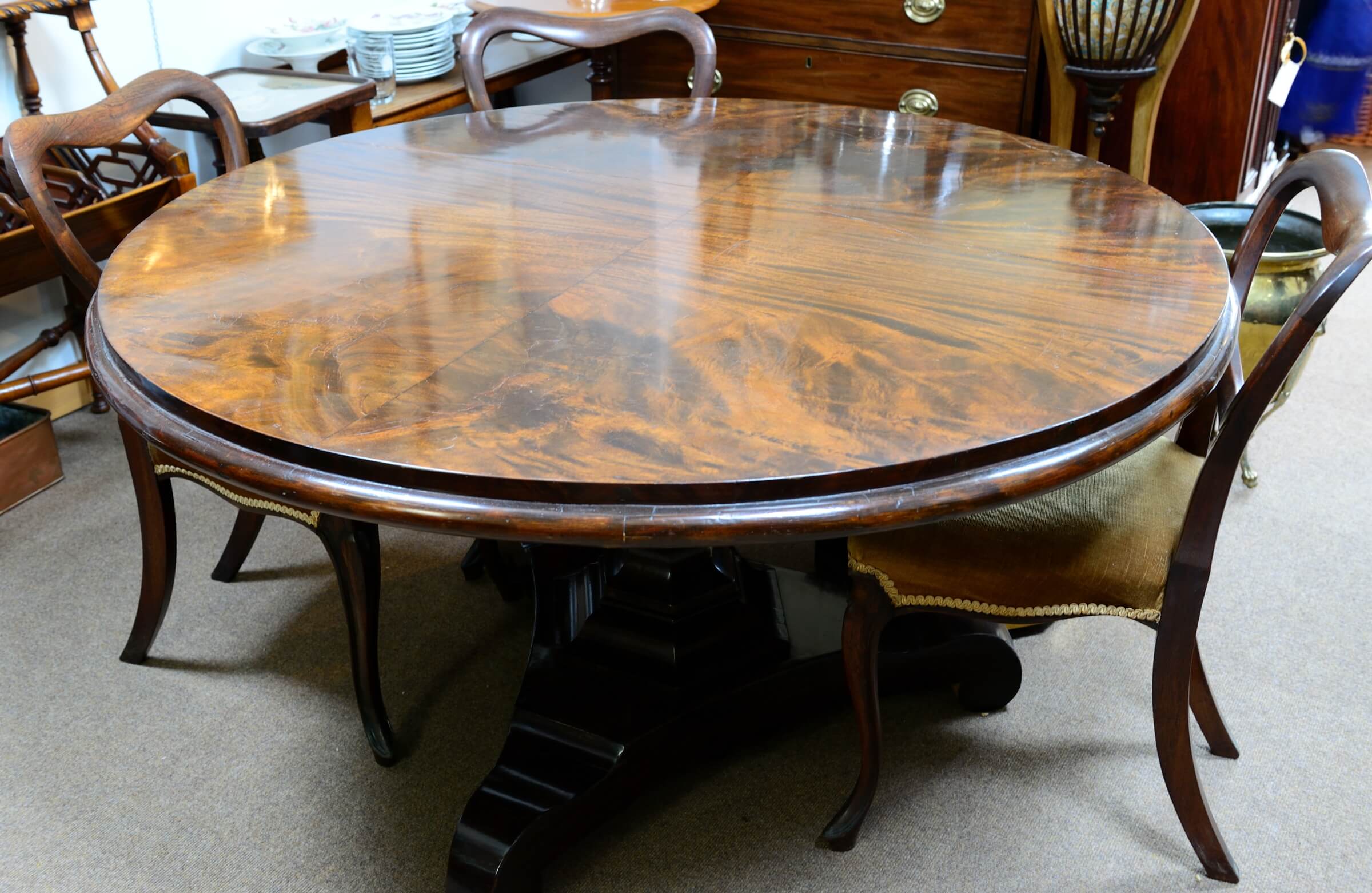 Rosewood Tilt Top Dining Table